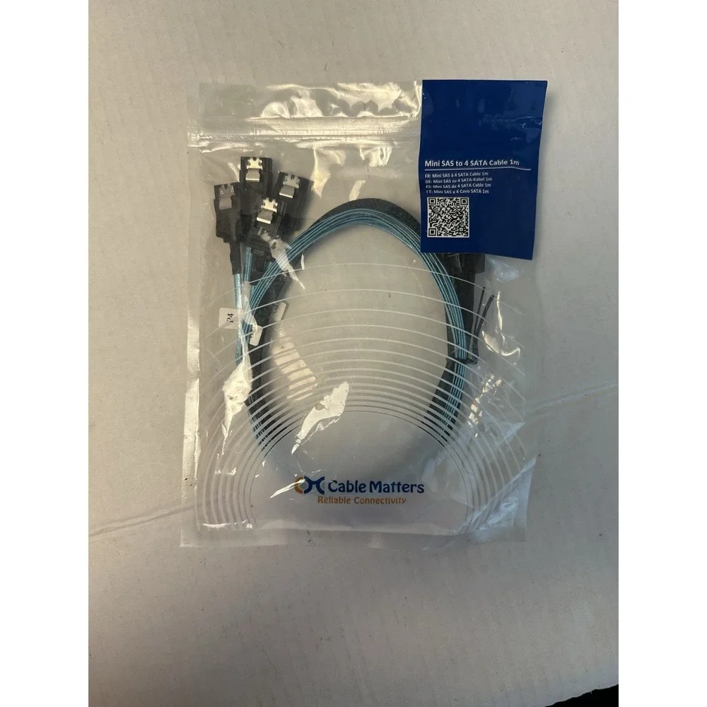 Cable Matters Mini SAS to 4 SATA Forward Breakout